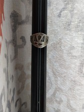 Vintage Fred Harvey Era Southwestern 925 Sterling Ring Thunderbird - Additional view 6