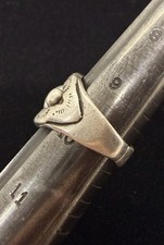 Old Pawn 1940’s Fred Harvey EraNative American Sterling Turquoise Ring sz9.75 - Additional view 10