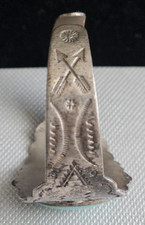 vintage fred harvey era unsigned turquoise cuff bracelet OLDER 7