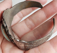 vintage fred harvey era unsigned turquoise cuff bracelet OLDER 7