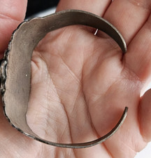 vintage fred harvey era unsigned turquoise cuff bracelet OLDER 7