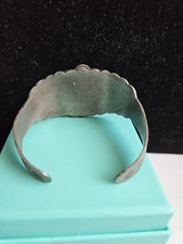 vintage fred harvey era unsigned turquoise cuff bracelet OLDER 7