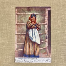 Lot of 7 SW NATIVE AMERICAN Vintage Postcards FRED HARVEY Tuck OILETTE c.1907 - Additional view 9