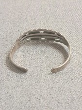 Vintage FRED HARVEY ERA Navajo Turquoise  Sterling silver Bracelet 18.3g - Additional view 2