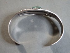 Fred HarveyEra NAVAJO Maisels Nevada TURQUOISE Sterling Silver 45g Cuff Bracelet - Additional view 10