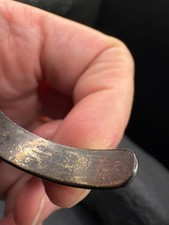 Vintage Early Fred Harvey Sterling Silver Thunderbird Native Cuff Bracelet 925 - Additional view 11