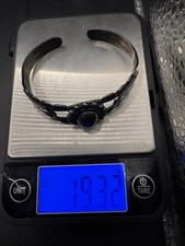 Vintage Early Fred Harvey Sterling Silver Thunderbird Native Cuff Bracelet 925 - Additional view 3