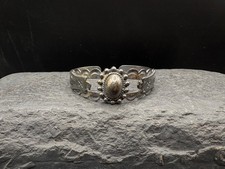 Vintage Early Fred Harvey Sterling Silver Thunderbird Native Cuff Bracelet 925 - Additional view 7
