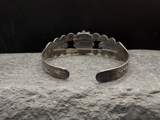 Vintage Early Fred Harvey Sterling Silver Thunderbird Native Cuff Bracelet 925 - Additional view 9
