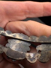 Vintage Early Fred Harvey Sterling Silver Thunderbird Native Cuff Bracelet 925 - Additional view 10
