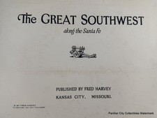 1923 The Great Southwest Along The Santa Fe Fred Harvey American West Indians - Additional view 1