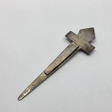 Navajo Vintage Fred Harvey Era Sterling Turquoise Bookmark - Additional view 3