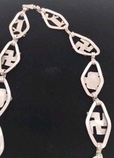 Vintage OLD PAWN Native American Handmade Silver Necklace Fred Harvey Era? - Additional view 11