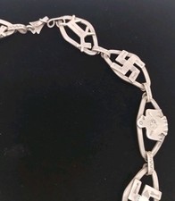 Vintage OLD PAWN Native American Handmade Silver Necklace Fred Harvey Era? - Additional view 4