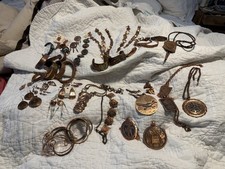 Vintage Southwestern Copper Jewelry Bennett Bolo Renoir Fred Harvey Bell Trading - Additional view 1