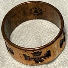 Vintage Southwestern Copper Jewelry Bennett Bolo Renoir Fred Harvey Bell Trading - Additional view 11