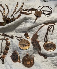 Vintage Southwestern Copper Jewelry Bennett Bolo Renoir Fred Harvey Bell Trading - Additional view 5