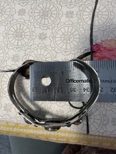 Fred Harvey era sterling silver turquoise cuff bracelet - 7 Inch - Additional view 13